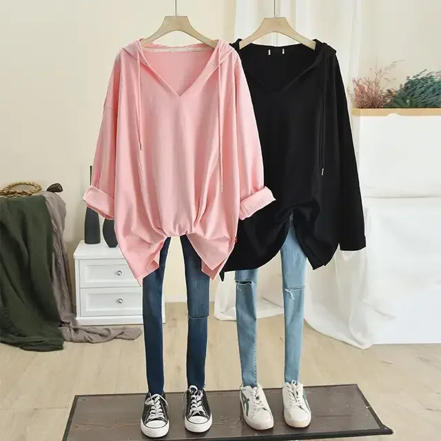 Корейские толстовки, женская одежда, длинные топы с v-образным вырезом и капюшоном Y2k, повседневные шикарные толстовки, 2025 Ropa Mujer, тонкая летняя толстовка большого размера
Корейские толстовки, женская одежда, длинные топы с v-образным вырезом и капюшоном Y2k, повседневные шикарные толстовки, 2025 Ropa Mujer, тонкая летняя толстовка большого размера