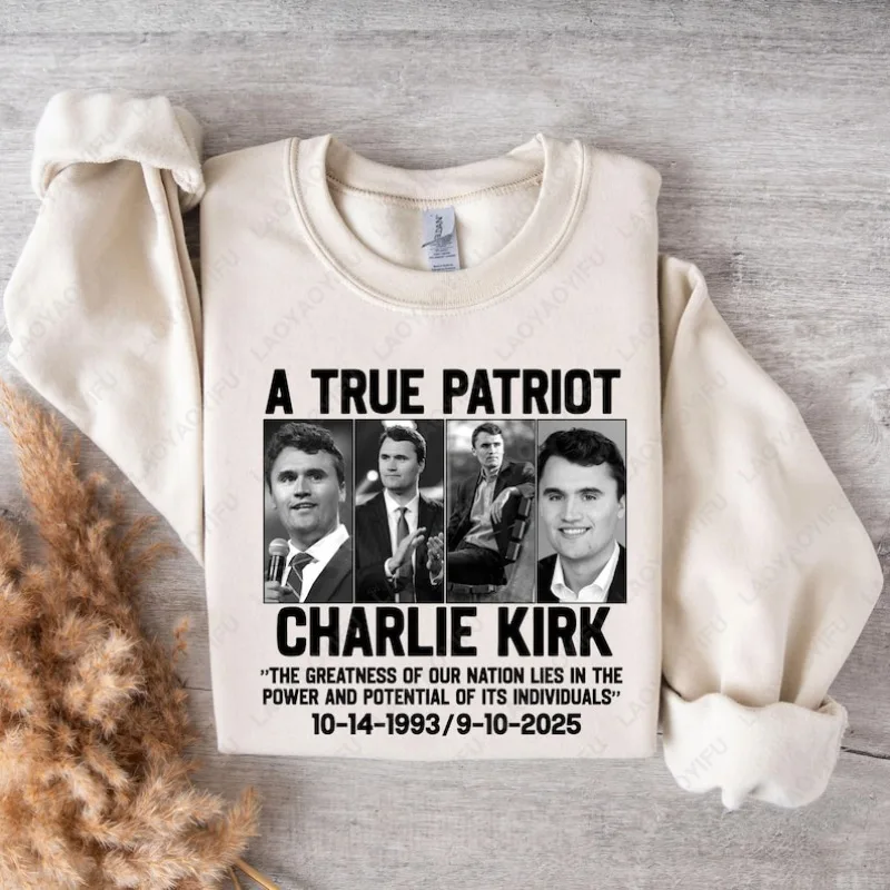 A True Patriot Charlie Kirk Sweatshirt Justice for Charlie Kirk Autumn Hoodies Faith Based Unisex Pullovers Activist Sportswear 
A True Patriot Charlie Kirk Sweatshirt Justice for Charlie Kirk Autumn Hoodies Faith Based Unisex Pullovers Activist Sportswear