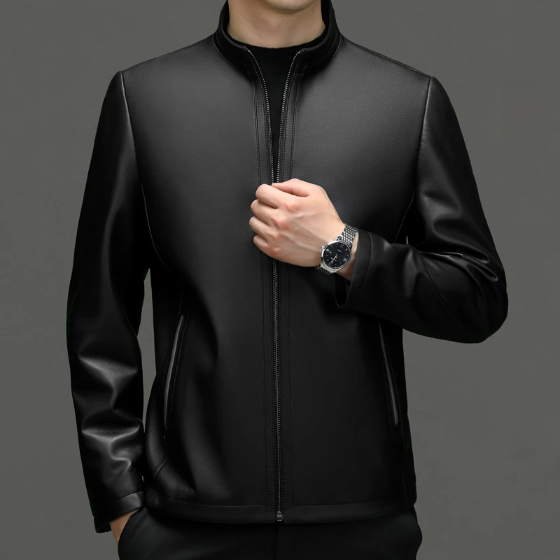 2024 Boutique Autumn and Winter New Men's Business Fashion British Style Solid Color Trend Casual Leather Sheep Leather Blazer
2024 Boutique Autumn and Winter New Men's Business Fashion British Style Solid Color Trend Casual Leather Sheep Leather Blazer