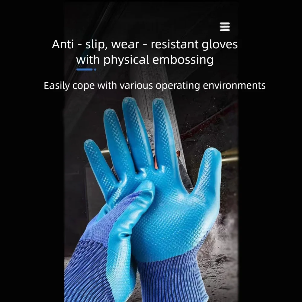 Blue Gloves with Wear - resistant & Anti - slip Physical Embossing - Conquer Diverse Working Conditions
Blue Gloves with Wear - resistant & Anti - slip Physical Embossing - Conquer Diverse Working Conditions