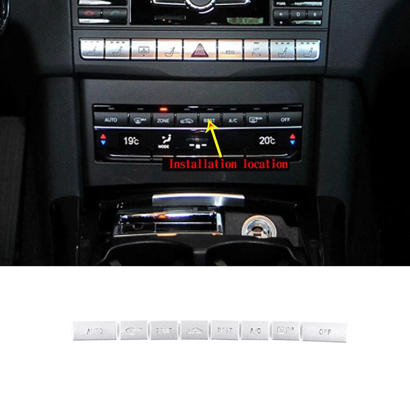 Alloy Car Styling for Mercedes-Benz E-Class W212 2010-15 Central Control Air Conditioner Button Sticker Car Accessories 2 Style
Alloy Car Styling for Mercedes-Benz E-Class W212 2010-15 Central Control Air Conditioner Button Sticker Car Accessories 2 Style