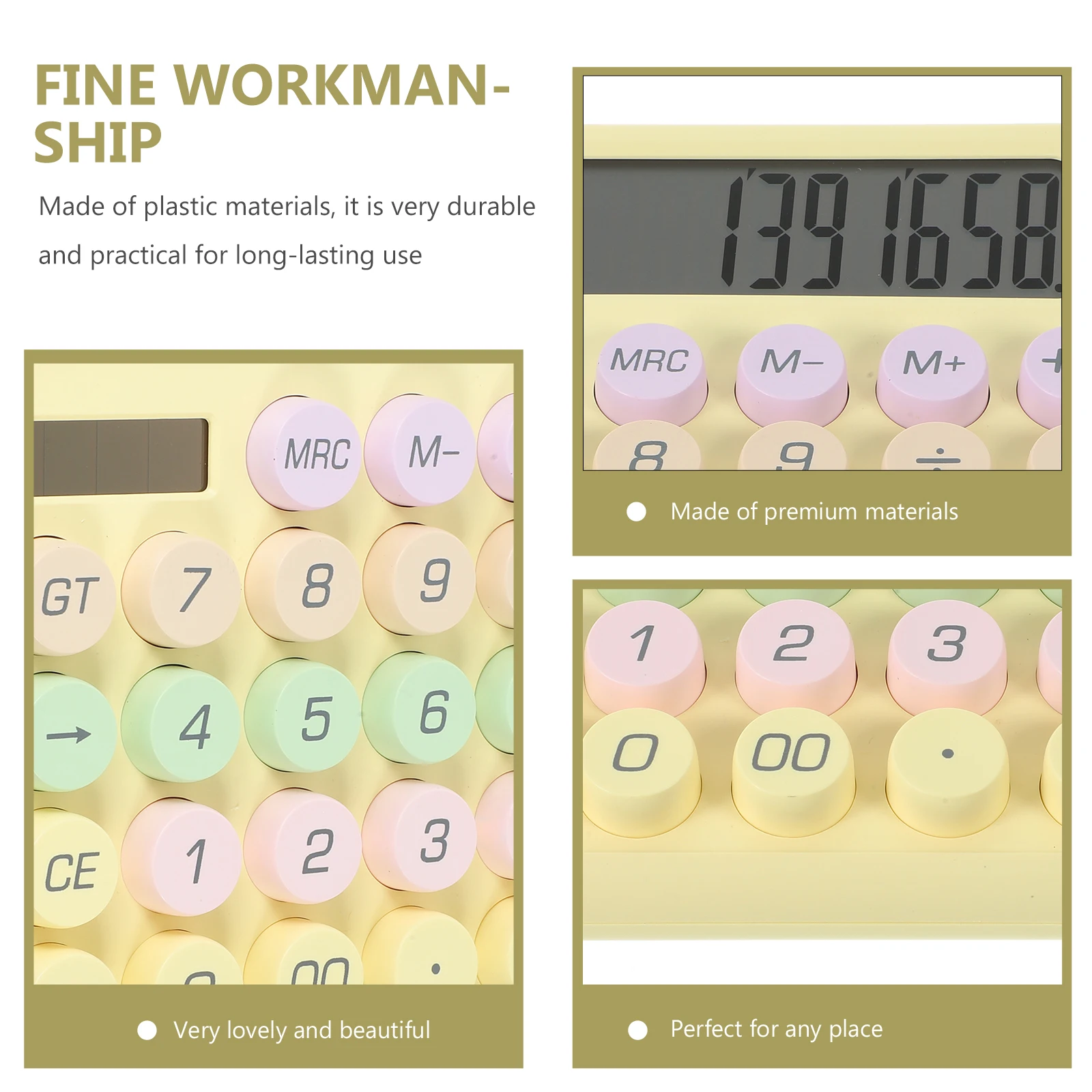Candy Color Small Portable Calculator Student Gift Office Supply Keychain Electronic 4 Function Plastic Pocket Handheld
Candy Color Small Portable Calculator Student Gift Office Supply Keychain Electronic 4 Function Plastic Pocket Handheld