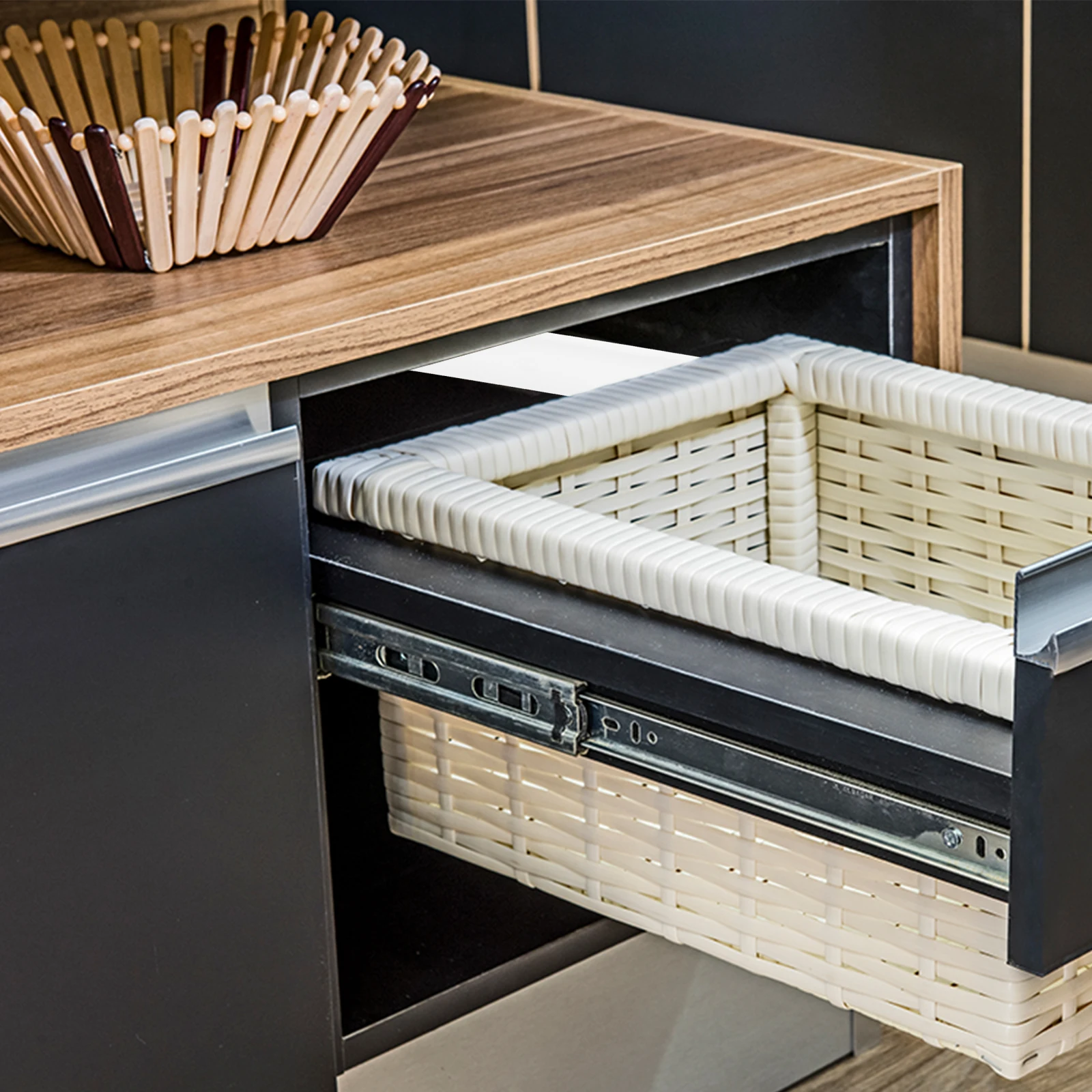 Slide Rail Accessories 2 Sets Drawer Guide Side Mount Slides Track Rails Cabinet Furniture Low Noise Stable Performance Easy
Slide Rail Accessories 2 Sets Drawer Guide Side Mount Slides Track Rails Cabinet Furniture Low Noise Stable Performance Easy