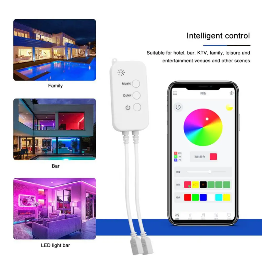 Пульт дистанционного управления 2,4g, Wi-Fi, световая полоса, контроллер, мини смарт-приложение, задний фон для телевизора, пульт дистанционного управления с 24 кнопками, портативное приложение Colorfol
Пульт дистанционного управления 2,4g, Wi-Fi, световая полоса, контроллер, мини смарт-приложение, задний фон для телевизора, пульт дистанционного управления с 24 кнопками, портативное приложение Colorfol