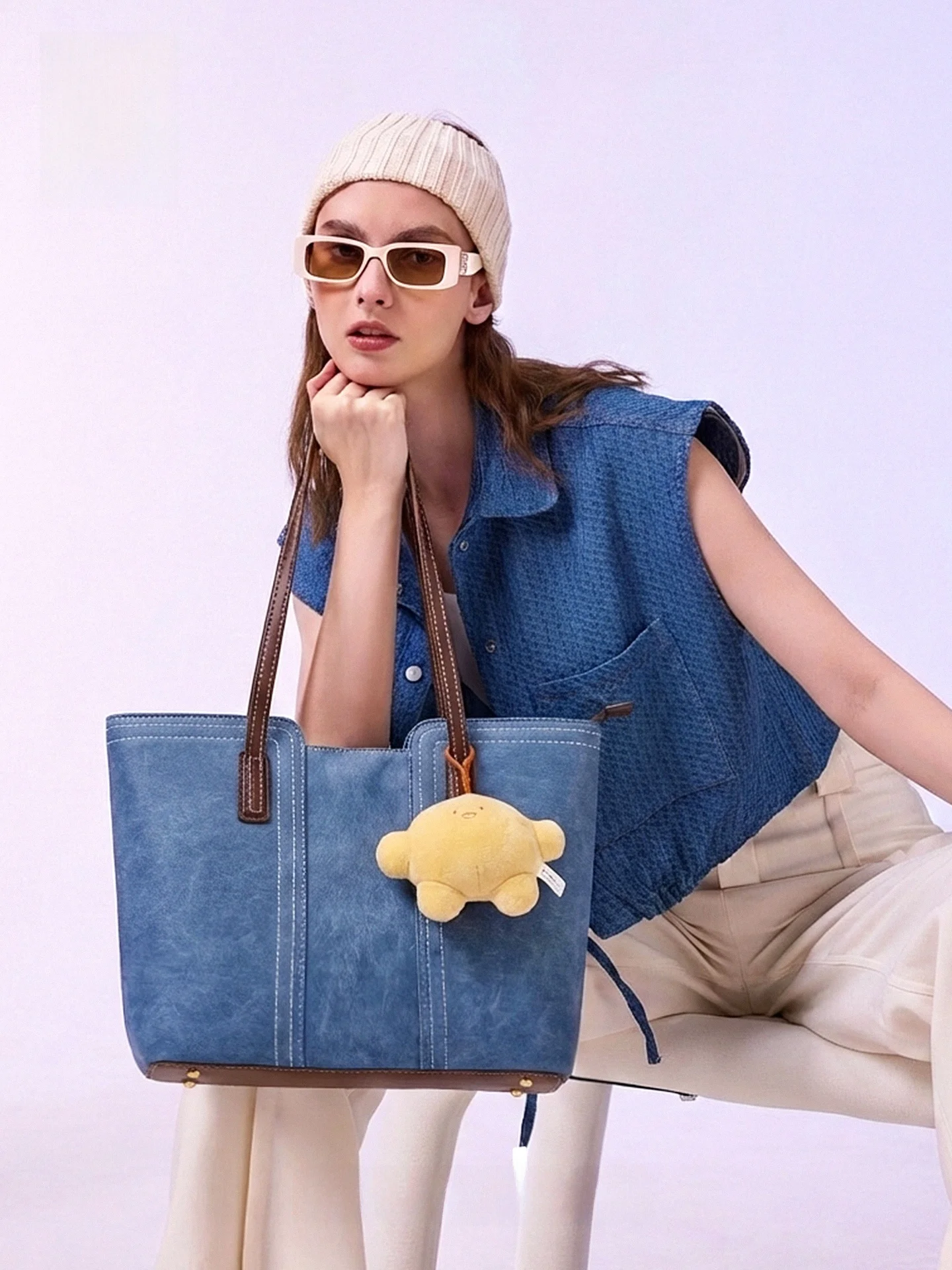 MuziKai Women's Commuter Tote Bag Dyed Ink Single Shoulder Bucket Bag Vintage Versatile Leisure Zipper Closure PU Leather
MuziKai Women's Commuter Tote Bag Dyed Ink Single Shoulder Bucket Bag Vintage Versatile Leisure Zipper Closure PU Leather