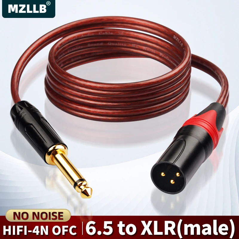 MZLLB 6.5mm to XLR male audio cable dual XLR to dual 6.35 HIFI Electronic keyboard sound card mixer connected to AMP Speakers
MZLLB 6.5mm to XLR male audio cable dual XLR to dual 6.35 HIFI Electronic keyboard sound card mixer connected to AMP Speakers