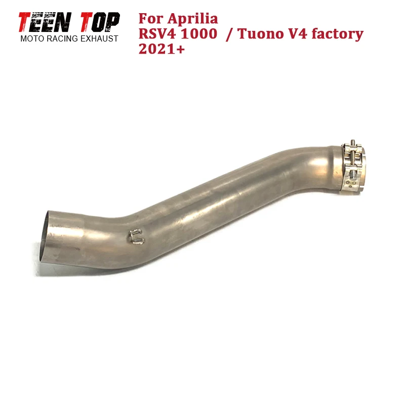 TitaniumAlloy Motorcycle Exhaust Pipe For Aprilia RSV4 1000 Tuono V4 factory Exhaust Middle Link Pipe 2021+ 60.5mm Central Tube
TitaniumAlloy Motorcycle Exhaust Pipe For Aprilia RSV4 1000 Tuono V4 factory Exhaust Middle Link Pipe 2021+ 60.5mm Central Tube