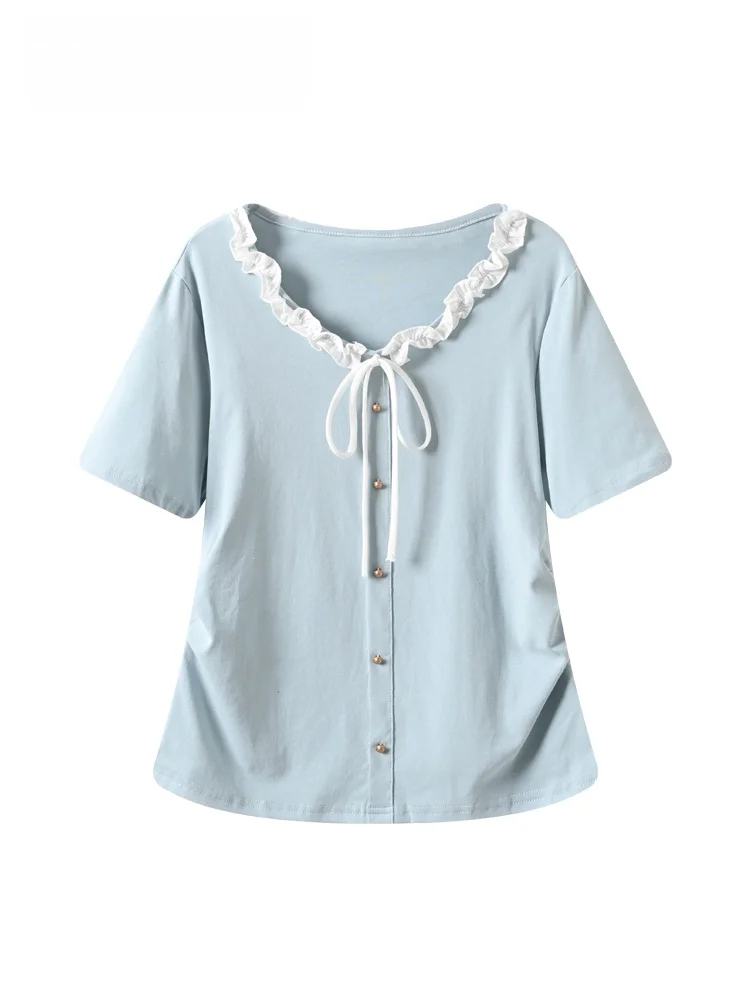 Unique Beautiful plus Size Women's Short Sleeve T-Shirt Fashionable Slimming Clubwear Cotton Blend Summer Top Trendy
Unique Beautiful plus Size Women's Short Sleeve T-Shirt Fashionable Slimming Clubwear Cotton Blend Summer Top Trendy