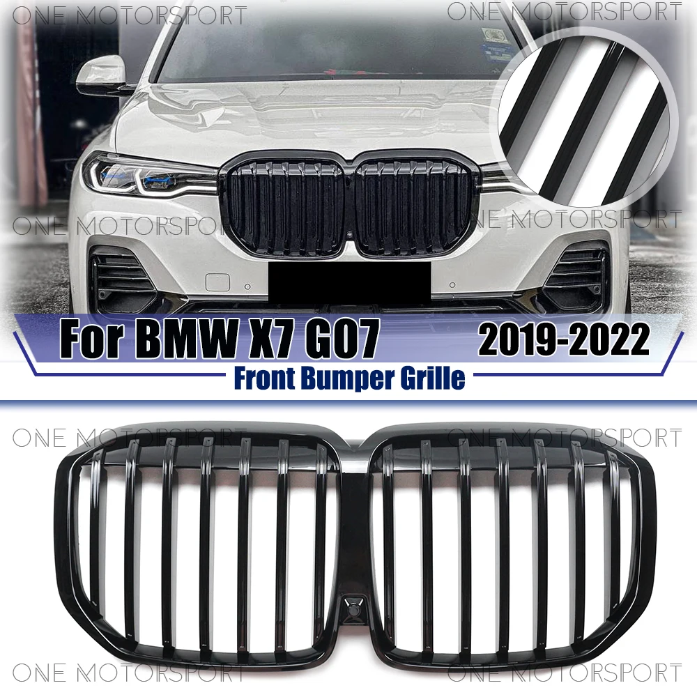 Однолинейная гоночная решетка, решетки бампера, подходят для BMW X7 G07 2019-2022, глянцевая черная решетка переднего бампера
Однолинейная гоночная решетка, решетки бампера, подходят для BMW X7 G07 2019-2022, глянцевая черная решетка переднего бампера