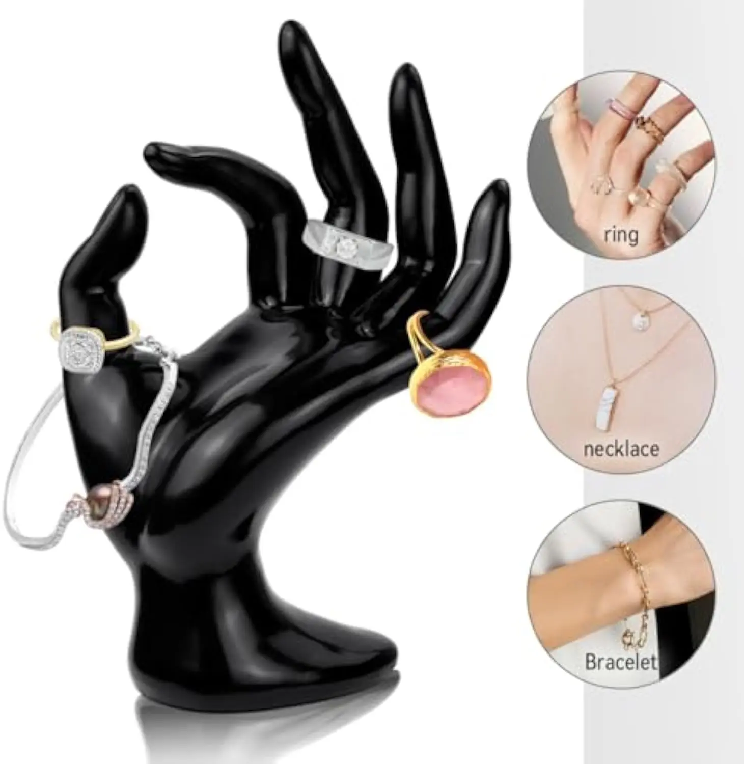 Ring Display Stand Plastic Suitable For Hand-touch Photography Props For Bracelets And Necklaces Display Stand For Jewelry
Ring Display Stand Plastic Suitable For Hand-touch Photography Props For Bracelets And Necklaces Display Stand For Jewelry