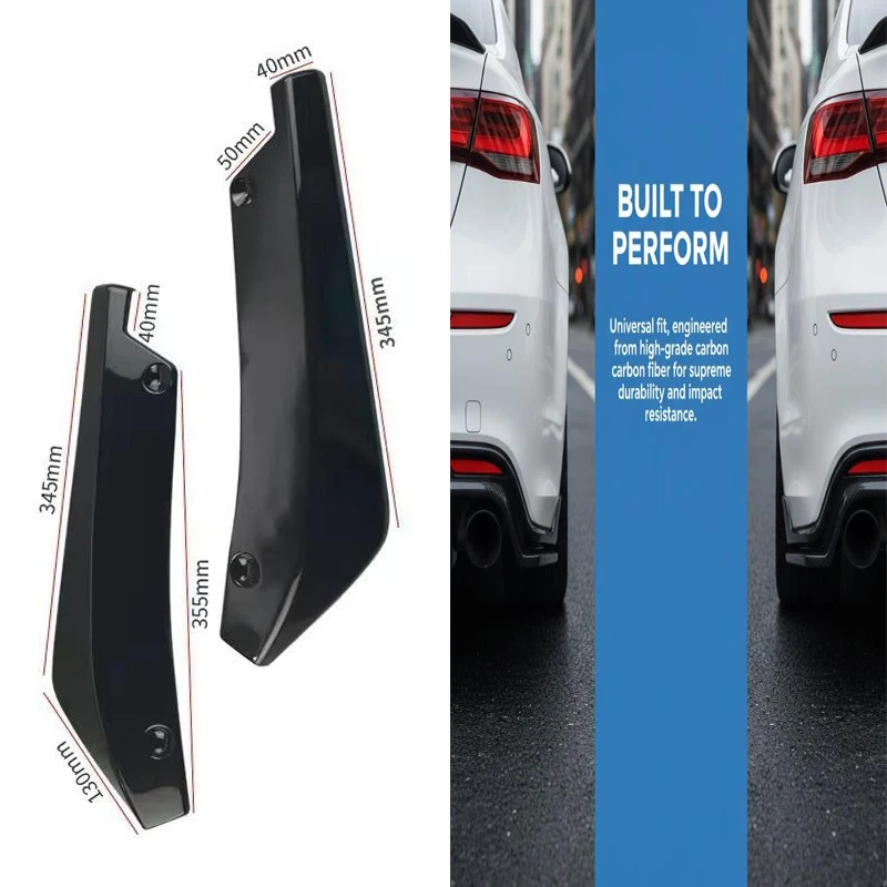 Universal Car Rear Bumper Lip Diffuser Carbon Fiber Style Anti Crash Corner Spoiler Canard Trim Car Decoration Accessories
Universal Car Rear Bumper Lip Diffuser Carbon Fiber Style Anti Crash Corner Spoiler Canard Trim Car Decoration Accessories