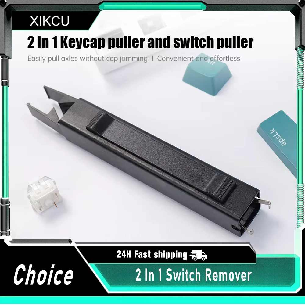 2 In 1 Switch Puller Keycap Puller Key Switch Keycap Puller for Mechanical Keyboard Gaming Keyboard Switches DIY Cleaning Tool
2 In 1 Switch Puller Keycap Puller Key Switch Keycap Puller for Mechanical Keyboard Gaming Keyboard Switches DIY Cleaning Tool