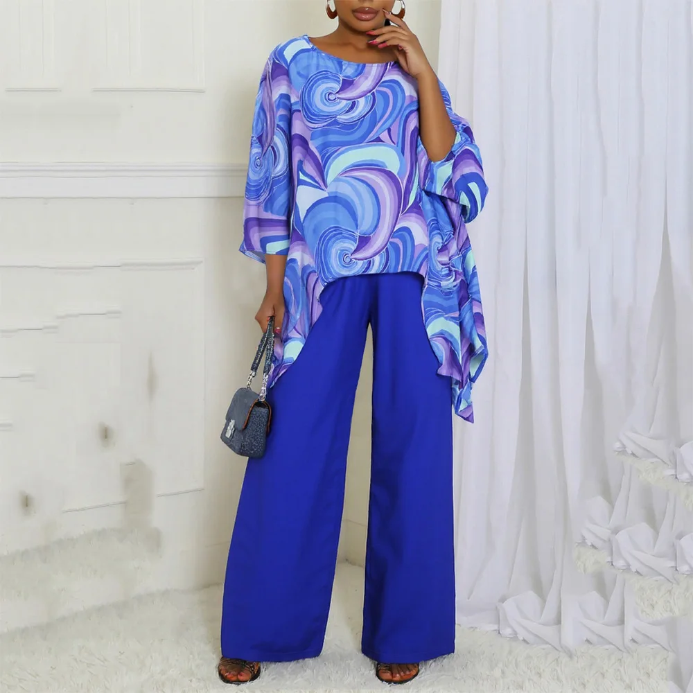 2 Pieces Pants Sets for Woman 2025 New Blouse O Neck Printed & Wide Leg Trousers Fashion Ladies Outfits Pants Sets Wholesale Hot
2 Pieces Pants Sets for Woman 2025 New Blouse O Neck Printed & Wide Leg Trousers Fashion Ladies Outfits Pants Sets Wholesale Hot
