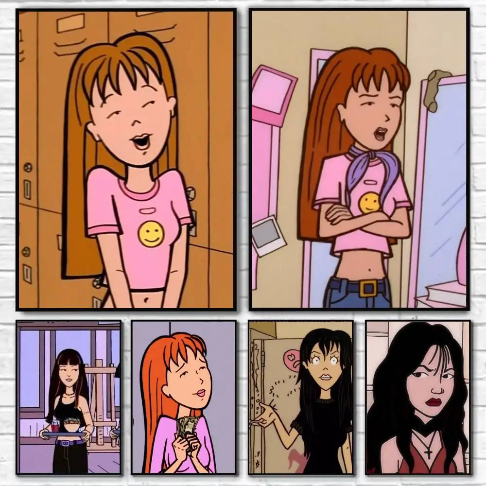 Cool D-Daria Cartoon Girl Poster Self-adhesive Art Waterproof Paper Sticker Coffee House Bar Room Wall Decor
Cool D-Daria Cartoon Girl Poster Self-adhesive Art Waterproof Paper Sticker Coffee House Bar Room Wall Decor