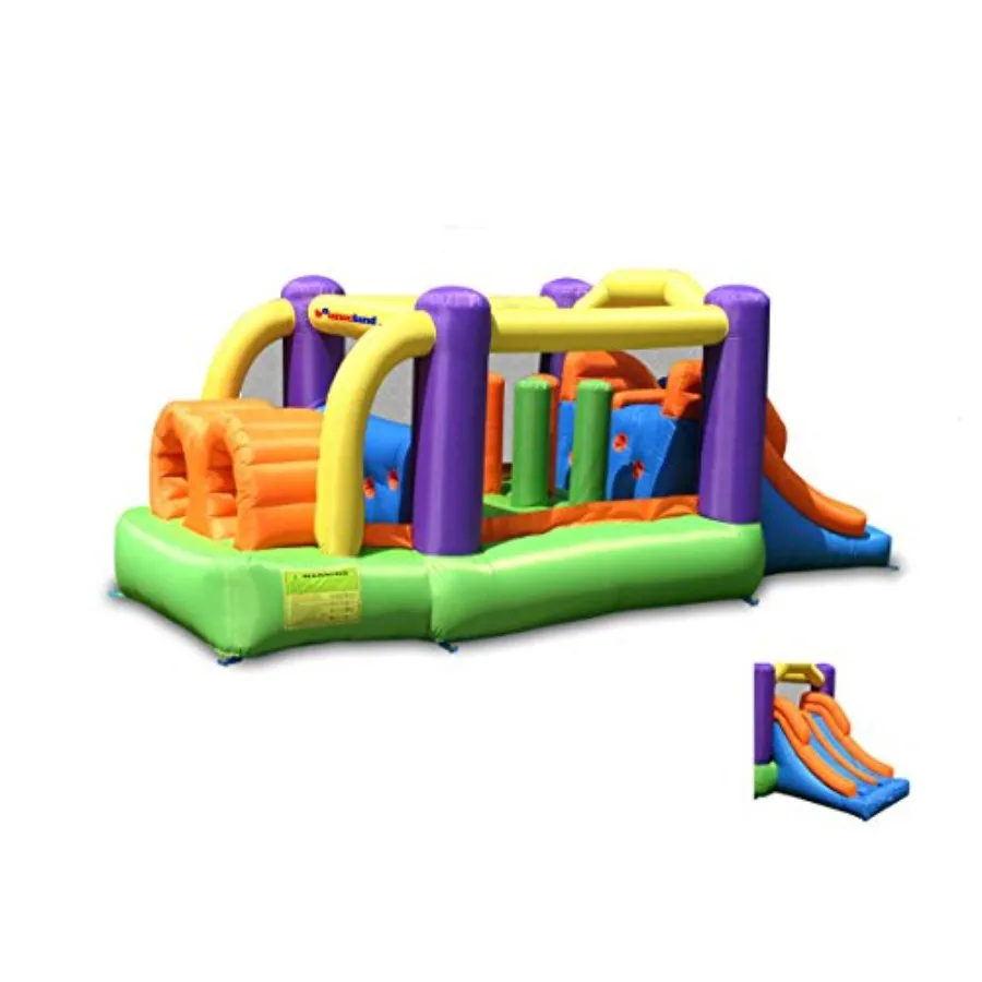 Надувной батут Pro Racer с двумя горками, зоной для лазания и горки, все в одном, в комплекте с воздуходувкой UL 1 HP, размеры 19 футов x 9 футов
Надувной батут Pro Racer с двумя горками, зоной для лазания и горки, все в одном, в комплекте с воздуходувкой UL 1 HP, размеры 19 футов x 9 футов