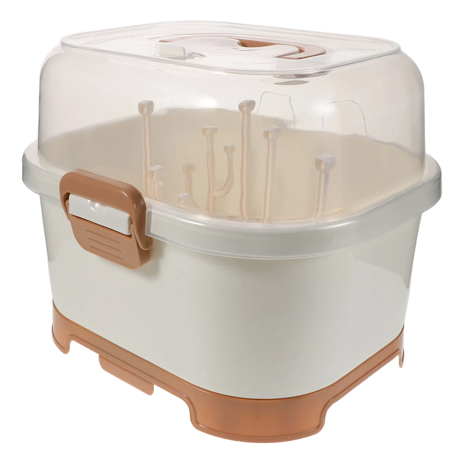 Baby Bottle Storage Box Portable Compact Organizer Nursing Bottle Drying Rack Storage Cover Kitchen Cabinet Countertop
Baby Bottle Storage Box Portable Compact Organizer Nursing Bottle Drying Rack Storage Cover Kitchen Cabinet Countertop