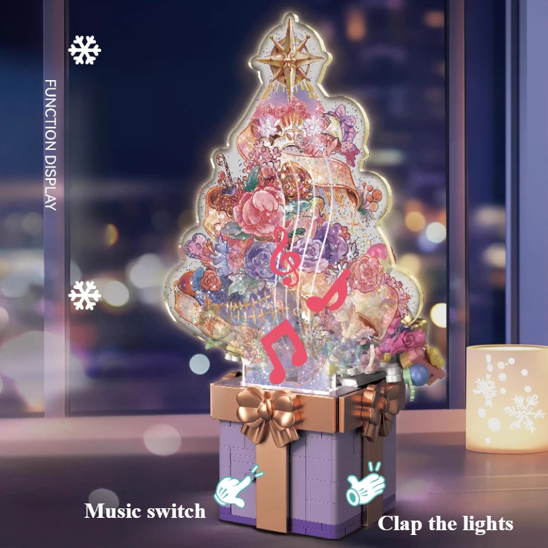 SEMBO Small Particle Building Block Assembly DIY Puzzle Toy Model Christmas Music Box Girls' Gift Trendy Puzzle Toy Decoration
SEMBO Small Particle Building Block Assembly DIY Puzzle Toy Model Christmas Music Box Girls' Gift Trendy Puzzle Toy Decoration