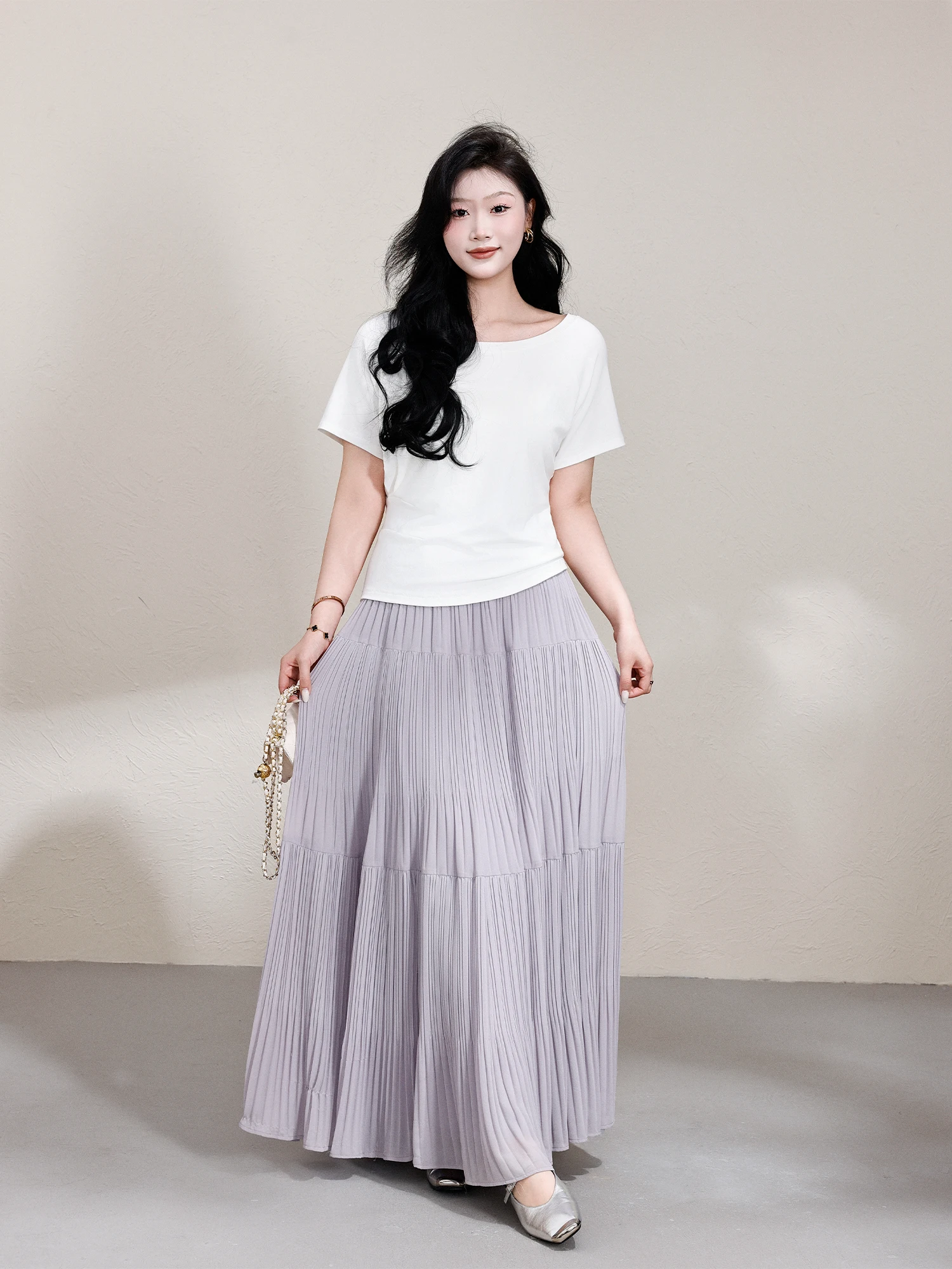 plus Size Women's Fashion Fairy Wind Skirt Exquisite Pleating Craft City Commute Casual Style Breathable Skin-Friendly Polyester
plus Size Women's Fashion Fairy Wind Skirt Exquisite Pleating Craft City Commute Casual Style Breathable Skin-Friendly Polyester