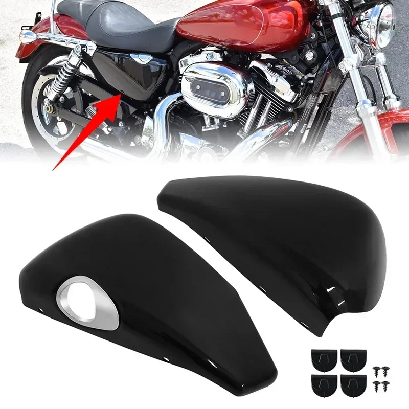 Motorcycle Side Battery Fairing Cover Black Left Right Guard Moto Accessories For Harley Sportster XL1200 XL883 XL50 2004-2013
Motorcycle Side Battery Fairing Cover Black Left Right Guard Moto Accessories For Harley Sportster XL1200 XL883 XL50 2004-2013
