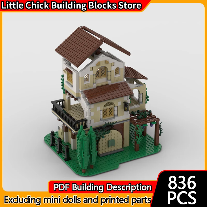 City Street View Model MOC Building Bricks Italian Villa Residential Modular Technology Children Holiday Gifts Assemble Toy Suit
City Street View Model MOC Building Bricks Italian Villa Residential Modular Technology Children Holiday Gifts Assemble Toy Suit