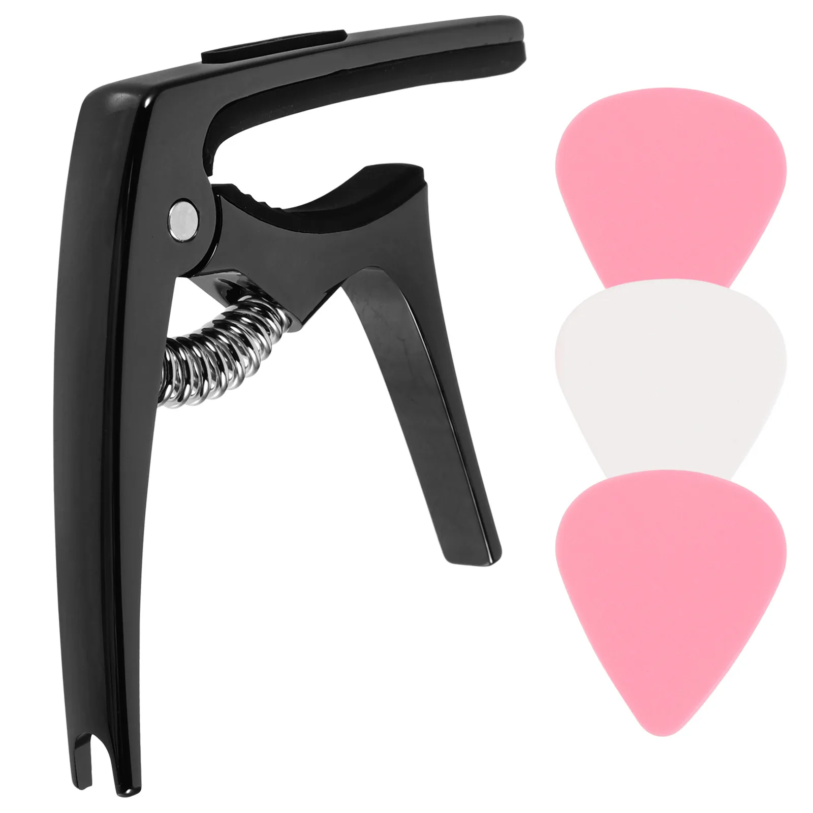3pcs Guitar Capo Zinc Alloy Metal Lightweight Portable Clip-On Neck Tuner Compatible with Acoustic Classical for Musicians
3pcs Guitar Capo Zinc Alloy Metal Lightweight Portable Clip-On Neck Tuner Compatible with Acoustic Classical for Musicians