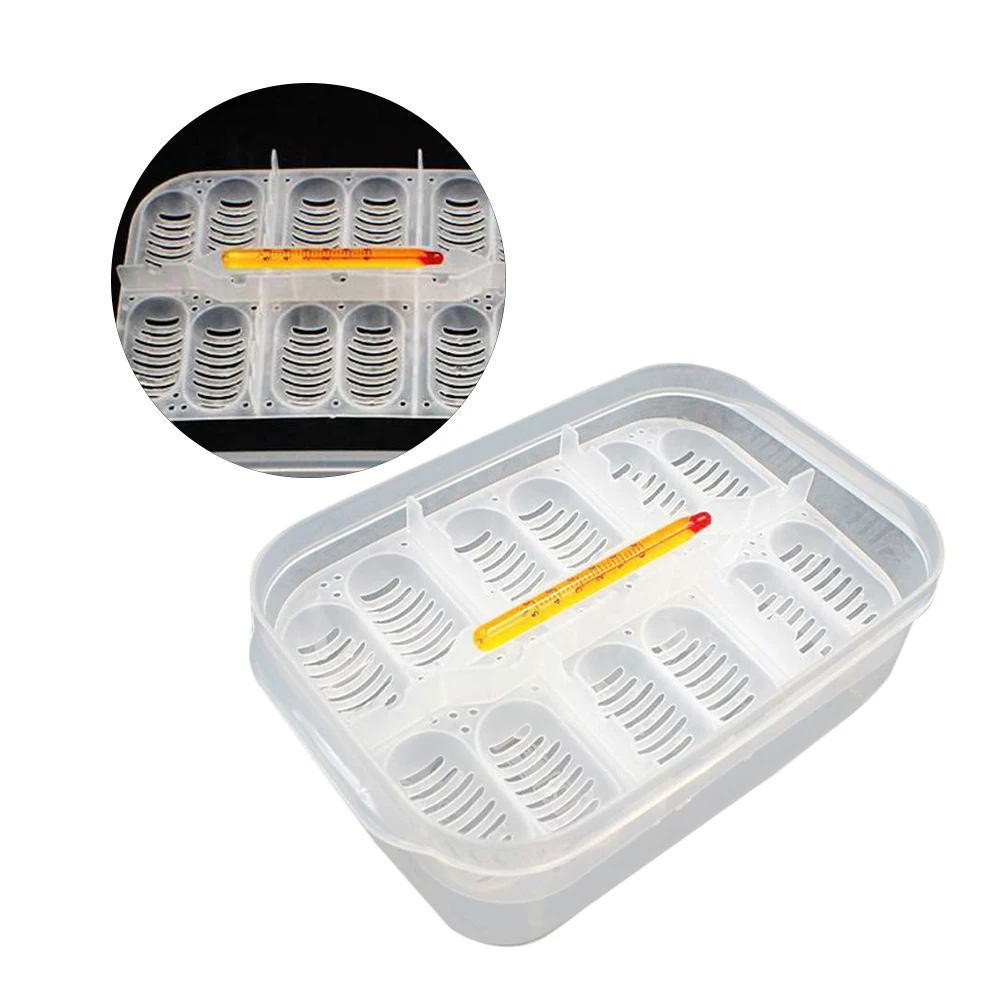 12 Compartments Hatching Box Snake Lizard Reptile Egg Incubator Breeding Transparent Walls Observation Aquarium Fish Tank Pet
12 Compartments Hatching Box Snake Lizard Reptile Egg Incubator Breeding Transparent Walls Observation Aquarium Fish Tank Pet