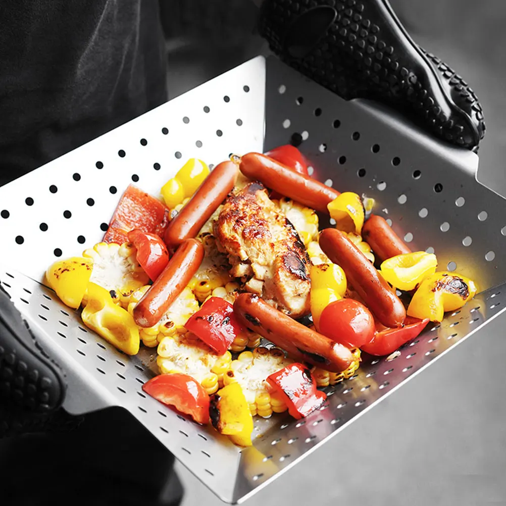 Dual Handle BBQ Drain Pan Nonstick Grilling Platter for Home Outdoor Barbecue Reusable Grill Plate Camping Picnic Party Use
Dual Handle BBQ Drain Pan Nonstick Grilling Platter for Home Outdoor Barbecue Reusable Grill Plate Camping Picnic Party Use