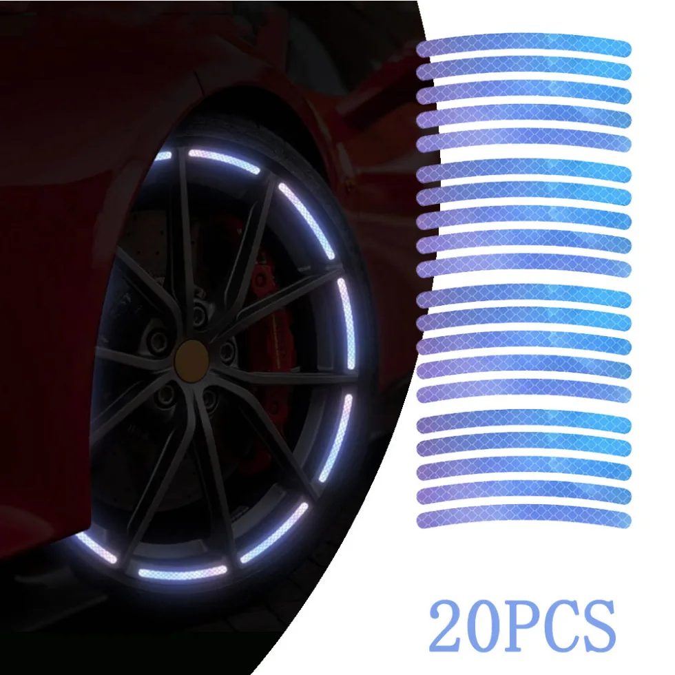 20Pcs Car Tire Reflective Stickers Car Wheels Warning Stickers 3D Motorcycle Tire Styling Decoration Decal Auto Accessories
20Pcs Car Tire Reflective Stickers Car Wheels Warning Stickers 3D Motorcycle Tire Styling Decoration Decal Auto Accessories