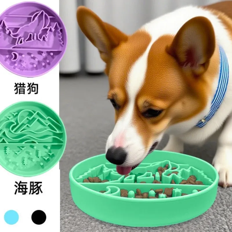 Силиконовый коврик для лизания, миска для медленной кормушки, круглая тарелка для лизания собак, нескользящая подушка для медленного питания для собак, щенков, домашний подарок для лечения еды
Силиконовый коврик для лизания, миска для медленной кормушки, круглая тарелка для лизания собак, нескользящая подушка для медленного питания для собак, щенков, домашний подарок для лечения еды