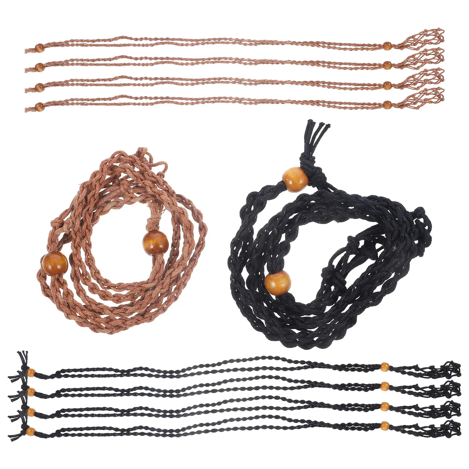 10pcs Stone Woven Necklace Adjustable Color Retro Net Design Crystal Cage Pendant Holder Wax Rope Necklace
10pcs Stone Woven Necklace Adjustable Color Retro Net Design Crystal Cage Pendant Holder Wax Rope Necklace