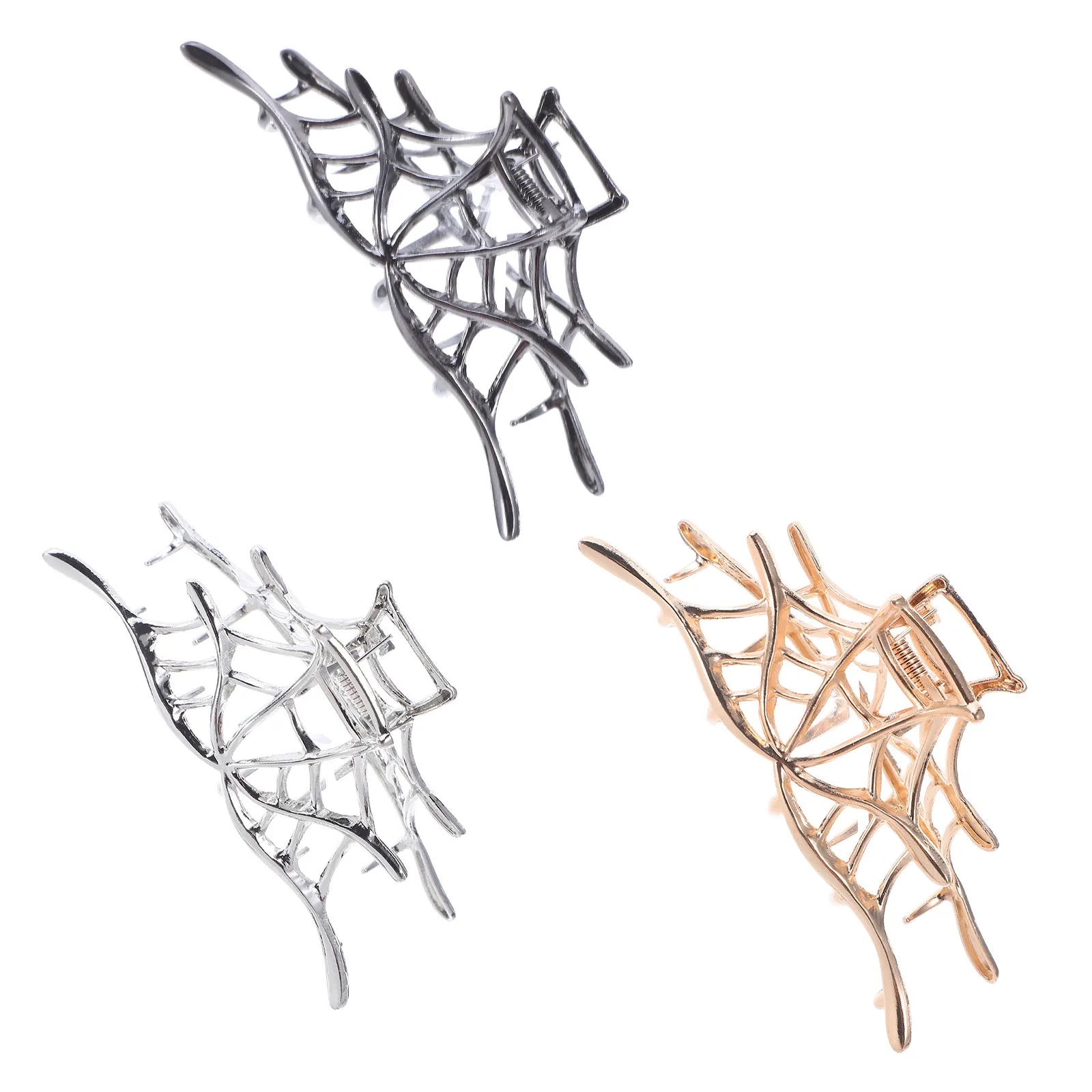 Набор из 3 металлических заколок-крабов для волос в виде паутины на Хэллоуин для женщин, для густых длинных волос, в готическом стиле, аксессуары для вечеринок
Набор из 3 металлических заколок-крабов для волос в виде паутины на Хэллоуин для женщин, для густых длинных волос, в готическом стиле, аксессуары для вечеринок