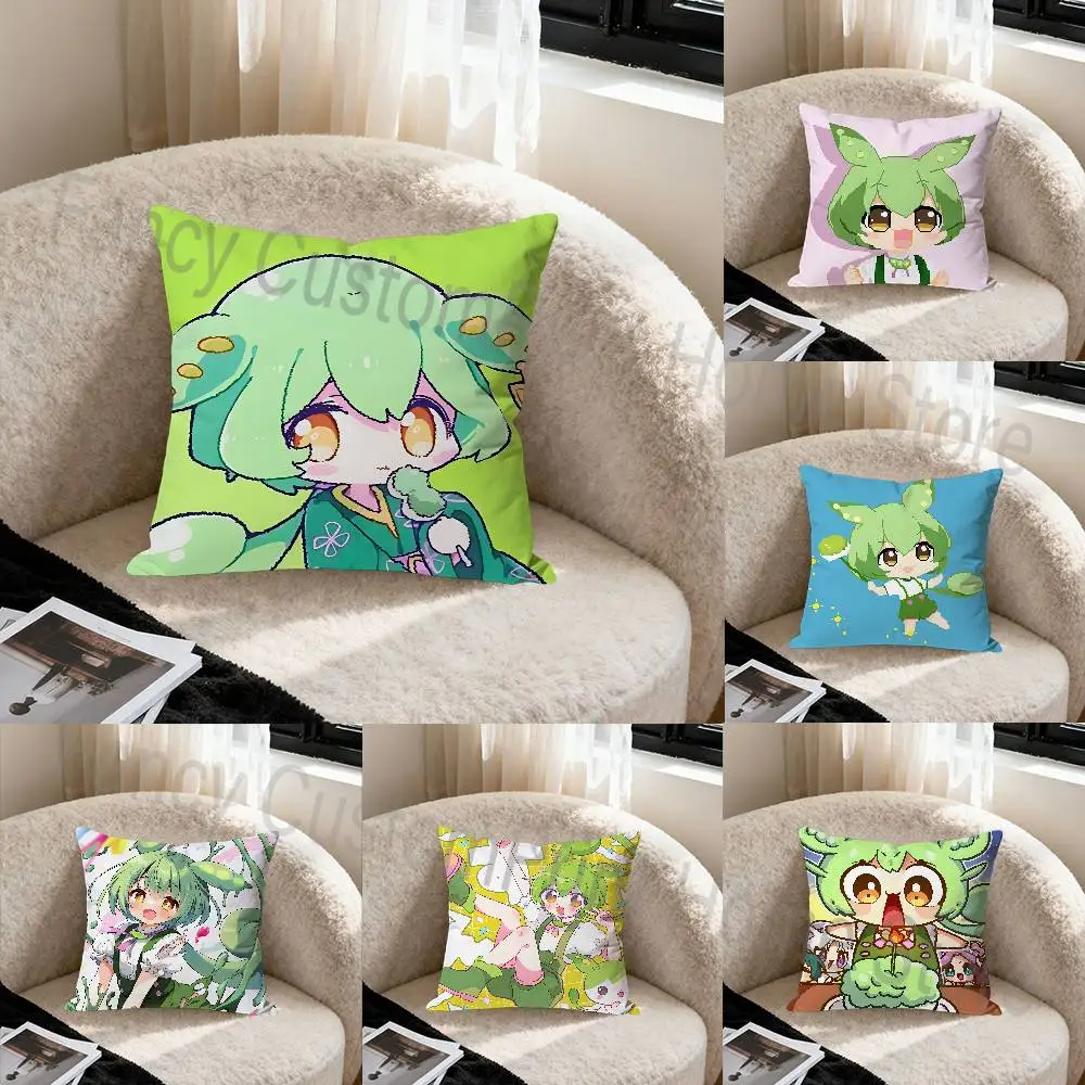 Cute Z-Zundamons Pillow Cases for Bedroom Living Room Sofa Home Decor Polyester Cushion Cover with Zipper
Cute Z-Zundamons Pillow Cases for Bedroom Living Room Sofa Home Decor Polyester Cushion Cover with Zipper