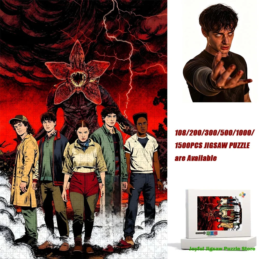 Stranger Things Pattern Jigsaw Puzzle Stress Relief Leisure Toy Brain Training Educational Present for Family Gathering Festival
Stranger Things Pattern Jigsaw Puzzle Stress Relief Leisure Toy Brain Training Educational Present for Family Gathering Festival