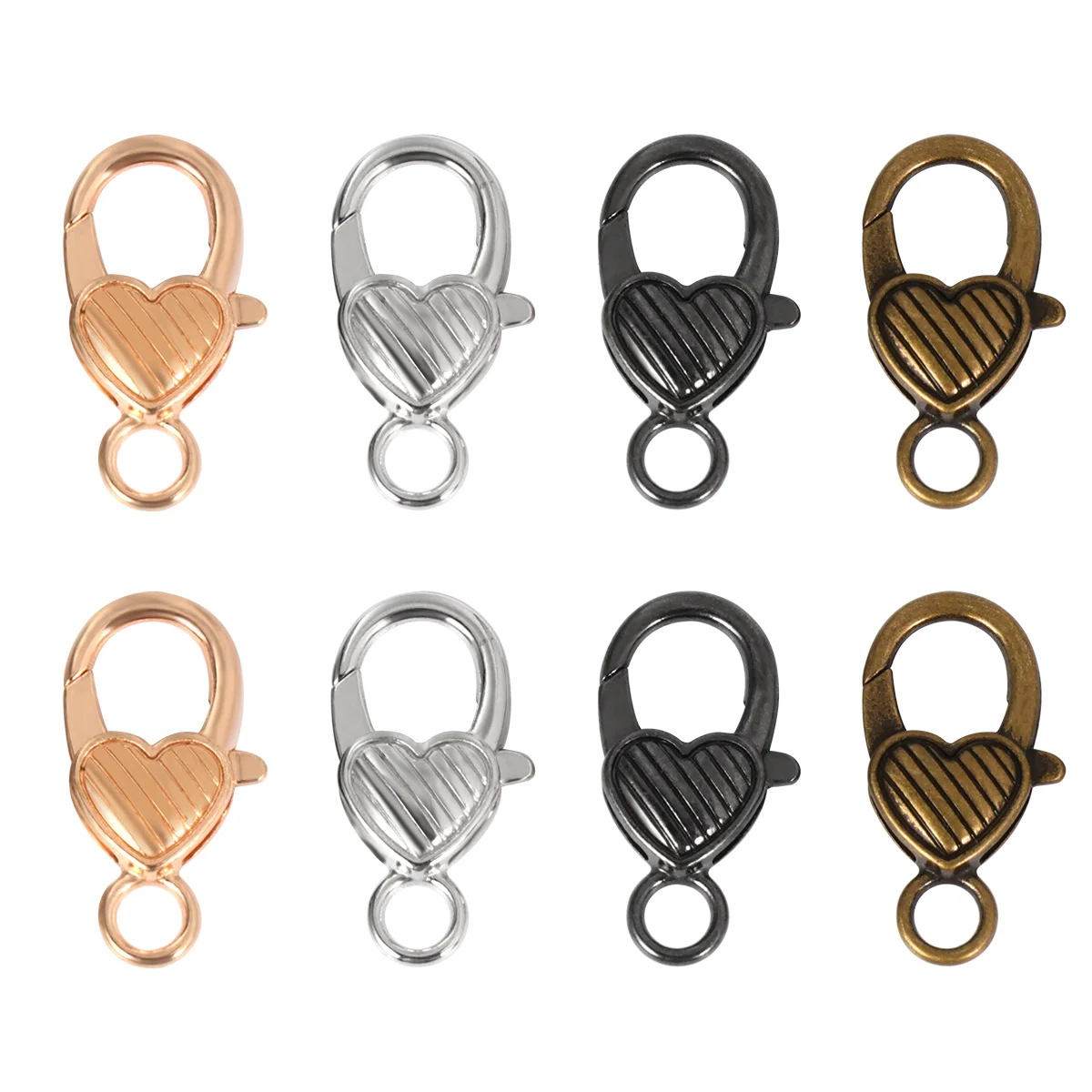 40 Pcs Beads for Jewelry Making Heart Lobster Clasp Key Accessories Necklace Clamp
40 Pcs Beads for Jewelry Making Heart Lobster Clasp Key Accessories Necklace Clamp