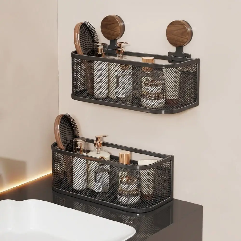 Practical Iron Bathroom Shelves Punch Free Wall Mounted Shampoo Storage Rack Detachable Large Capacity Toilet Rack Kitchen
Practical Iron Bathroom Shelves Punch Free Wall Mounted Shampoo Storage Rack Detachable Large Capacity Toilet Rack Kitchen
