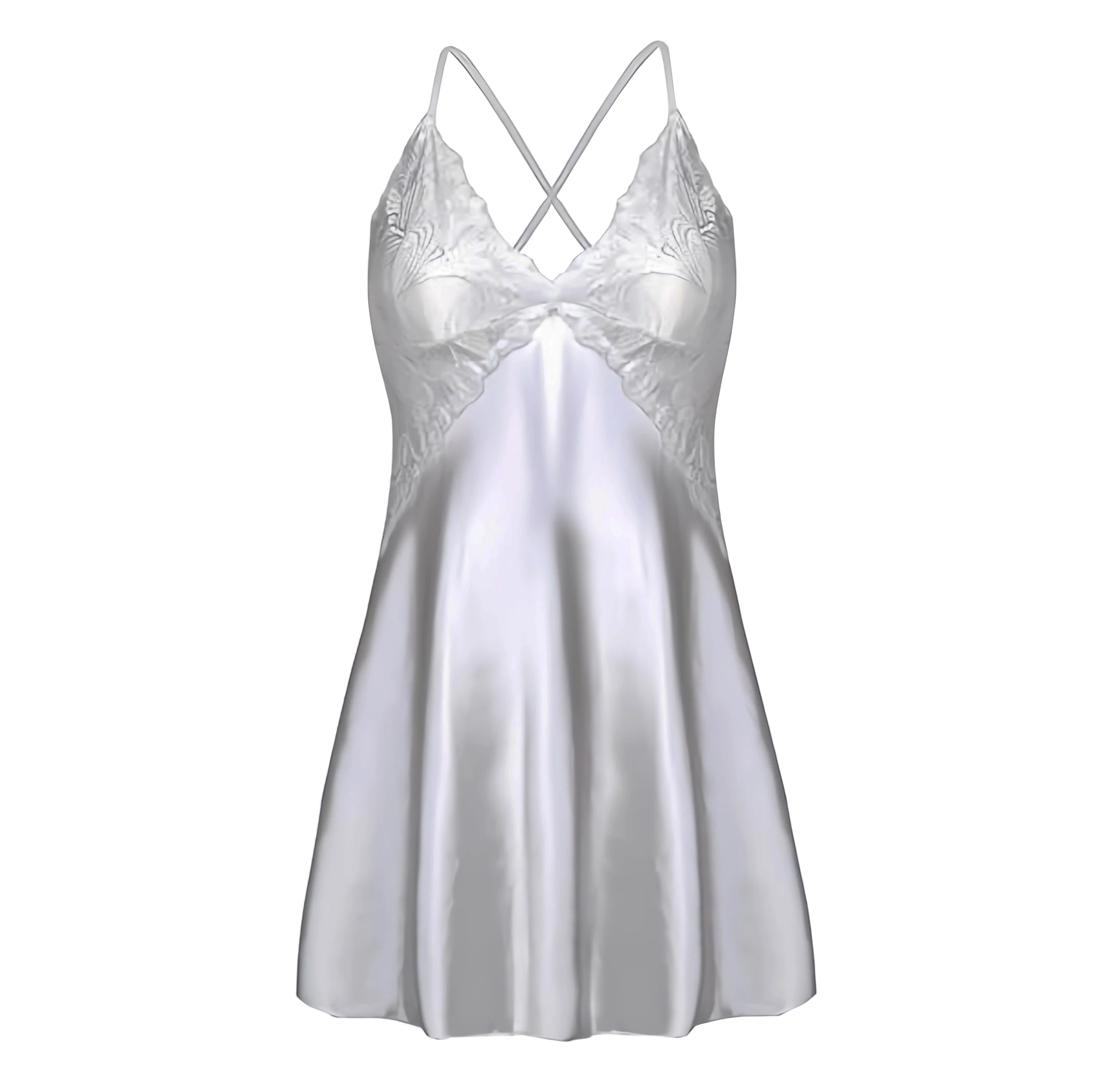 Erotic Lingerie for Women Sexy Satin Lace Nightdress Babydoll Lingerie V-Neck Sleeveless Sleepwear Pajama Dress
Erotic Lingerie for Women Sexy Satin Lace Nightdress Babydoll Lingerie V-Neck Sleeveless Sleepwear Pajama Dress