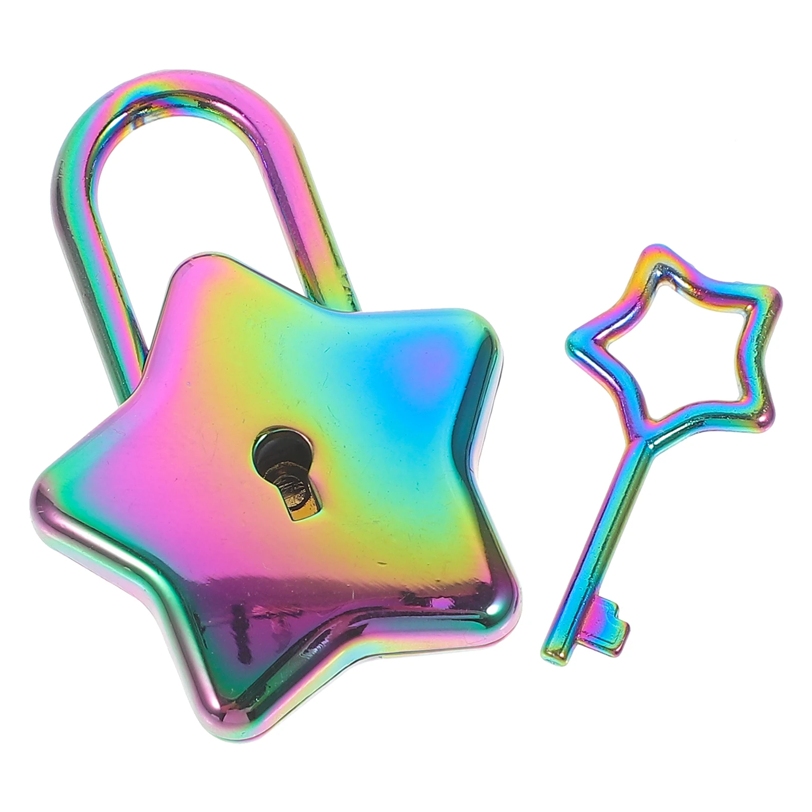 Pentagram Padlock Cute Star Shape Metal Lock for DIY Diary Books Jewelry Box Handbag Decorative Small Padlock Gifts
Pentagram Padlock Cute Star Shape Metal Lock for DIY Diary Books Jewelry Box Handbag Decorative Small Padlock Gifts