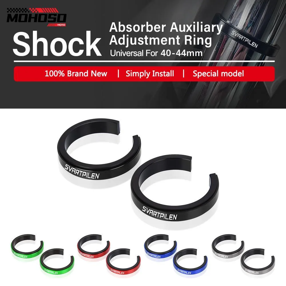 For Husqvarna Svartpilen 401 WP APEX Front Suspensions 40-44mm Motorcycle Shock Absorber Auxiliary Adjustment Ring Accessories
For Husqvarna Svartpilen 401 WP APEX Front Suspensions 40-44mm Motorcycle Shock Absorber Auxiliary Adjustment Ring Accessories