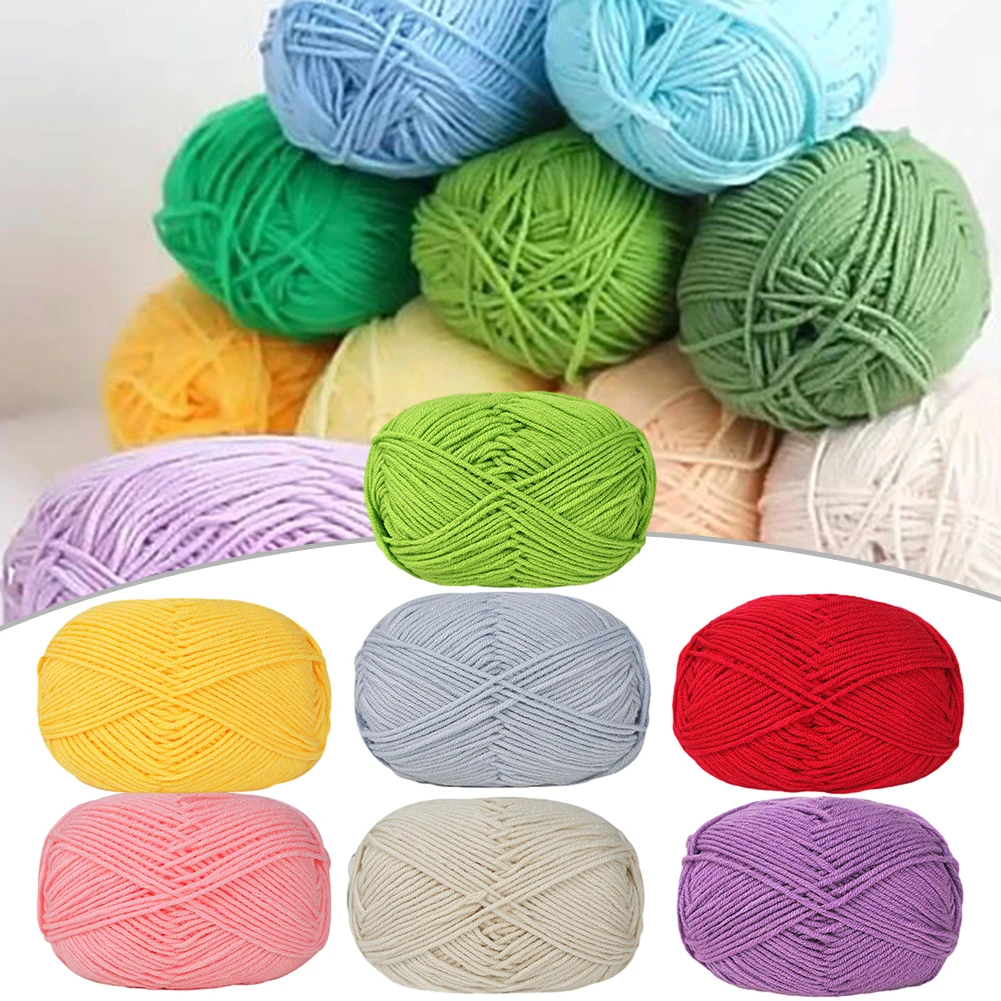 1pc 8M Milk Cotton Sweater Thread Wool Ball Sewing Knitting Handmade Crafts Ornament Decoration DIY Accessories Multiple Colors
1pc 8M Milk Cotton Sweater Thread Wool Ball Sewing Knitting Handmade Crafts Ornament Decoration DIY Accessories Multiple Colors