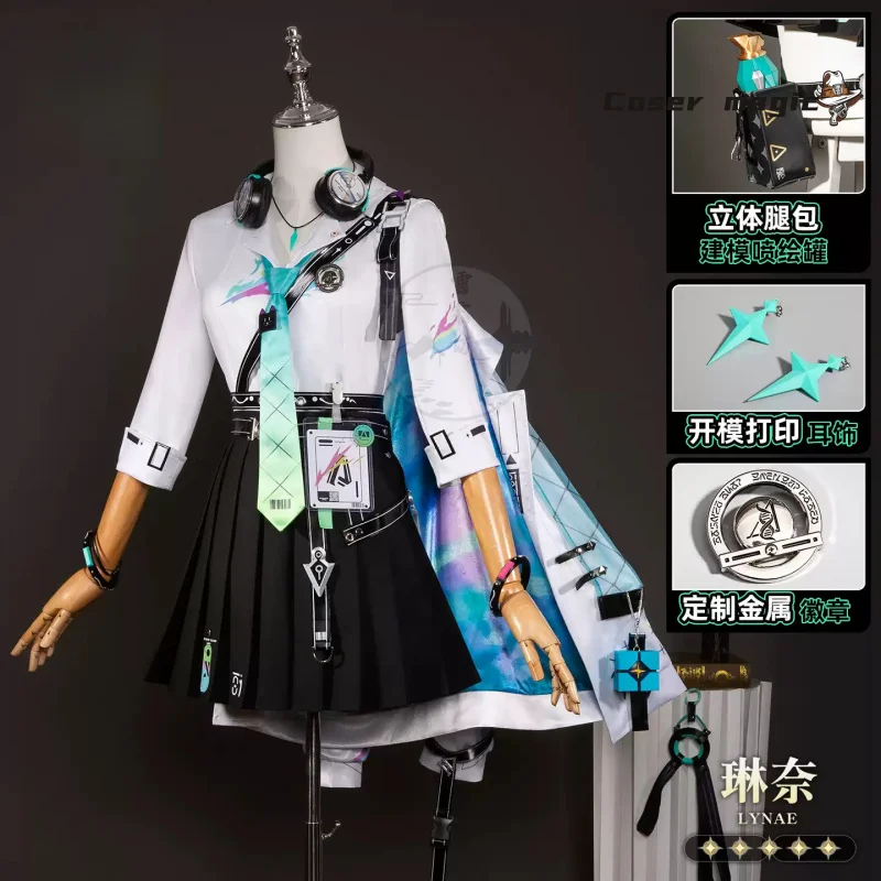 Game Wuthering Waves Lynae Cosplay costume Halloween Christmas Role Playing Party Comic costume
Game Wuthering Waves Lynae Cosplay costume Halloween Christmas Role Playing Party Comic costume