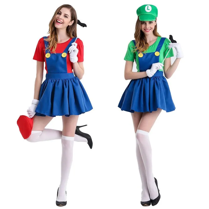Halloween Cosplay Anime Game Mary Role Play Overalls Parent-Child Matching Outfit Women's Ethnic Stage Costume Spring
Halloween Cosplay Anime Game Mary Role Play Overalls Parent-Child Matching Outfit Women's Ethnic Stage Costume Spring