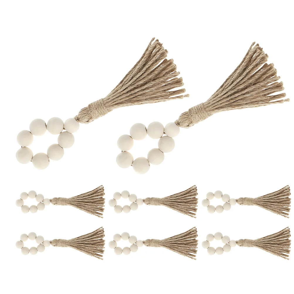 8pcs Napkin Rings Rustic Wood Beads Serviette Holders Table Decor Wedding Party Banquet Picnic Home Accessories
8pcs Napkin Rings Rustic Wood Beads Serviette Holders Table Decor Wedding Party Banquet Picnic Home Accessories