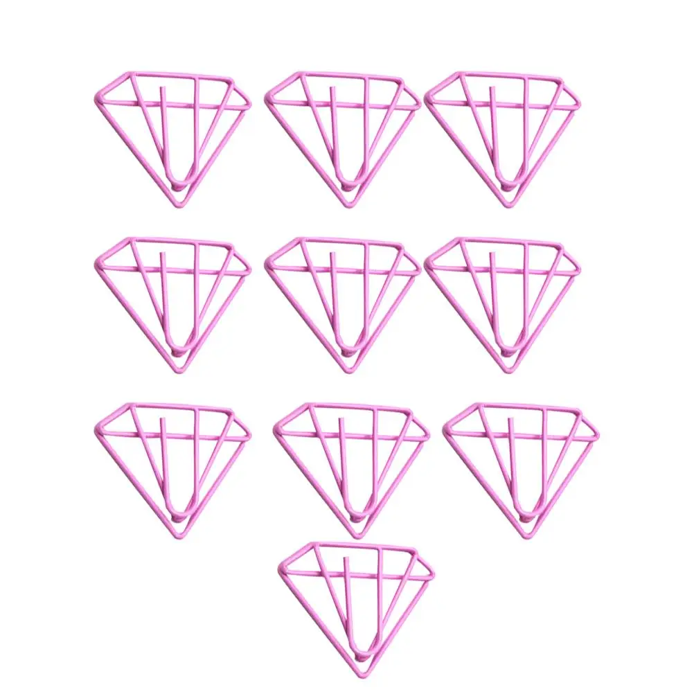 15 Pcs Pink Diamond Paper Clips Plastic Creative Design Office Stationery File Clamp Decorative Paper Holder
15 Pcs Pink Diamond Paper Clips Plastic Creative Design Office Stationery File Clamp Decorative Paper Holder