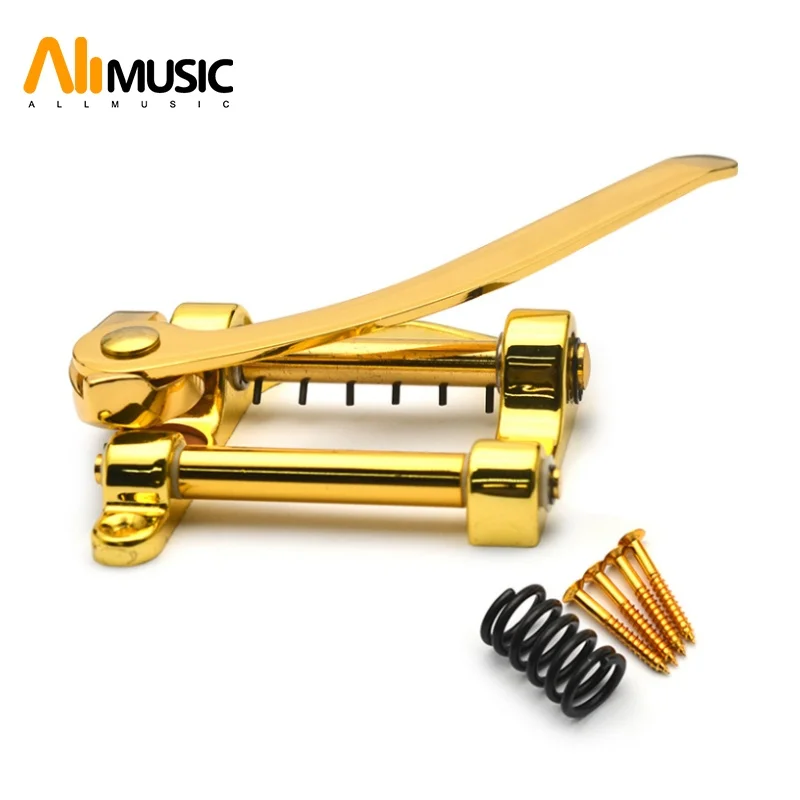 Guitar Tremolo Tailpiece Vibrato Bridge Compatible with SG LP Flat Top Electric Guitar Parts Gold
Guitar Tremolo Tailpiece Vibrato Bridge Compatible with SG LP Flat Top Electric Guitar Parts Gold