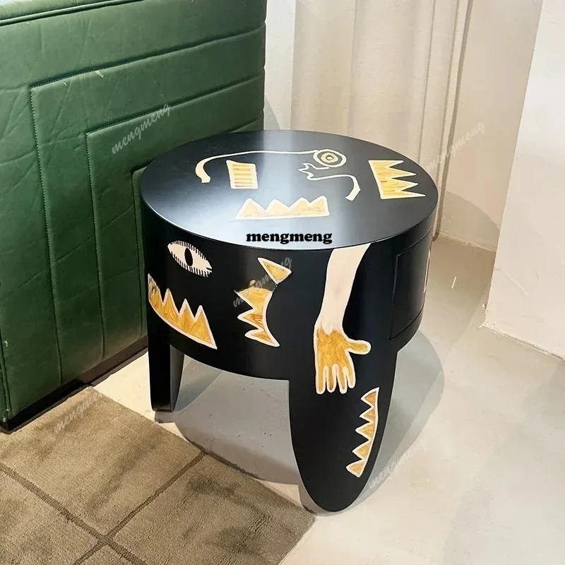 Designer medieval style bedside table storage French parquet bedroom wabi sandy wind solid wood high sense
Designer medieval style bedside table storage French parquet bedroom wabi sandy wind solid wood high sense