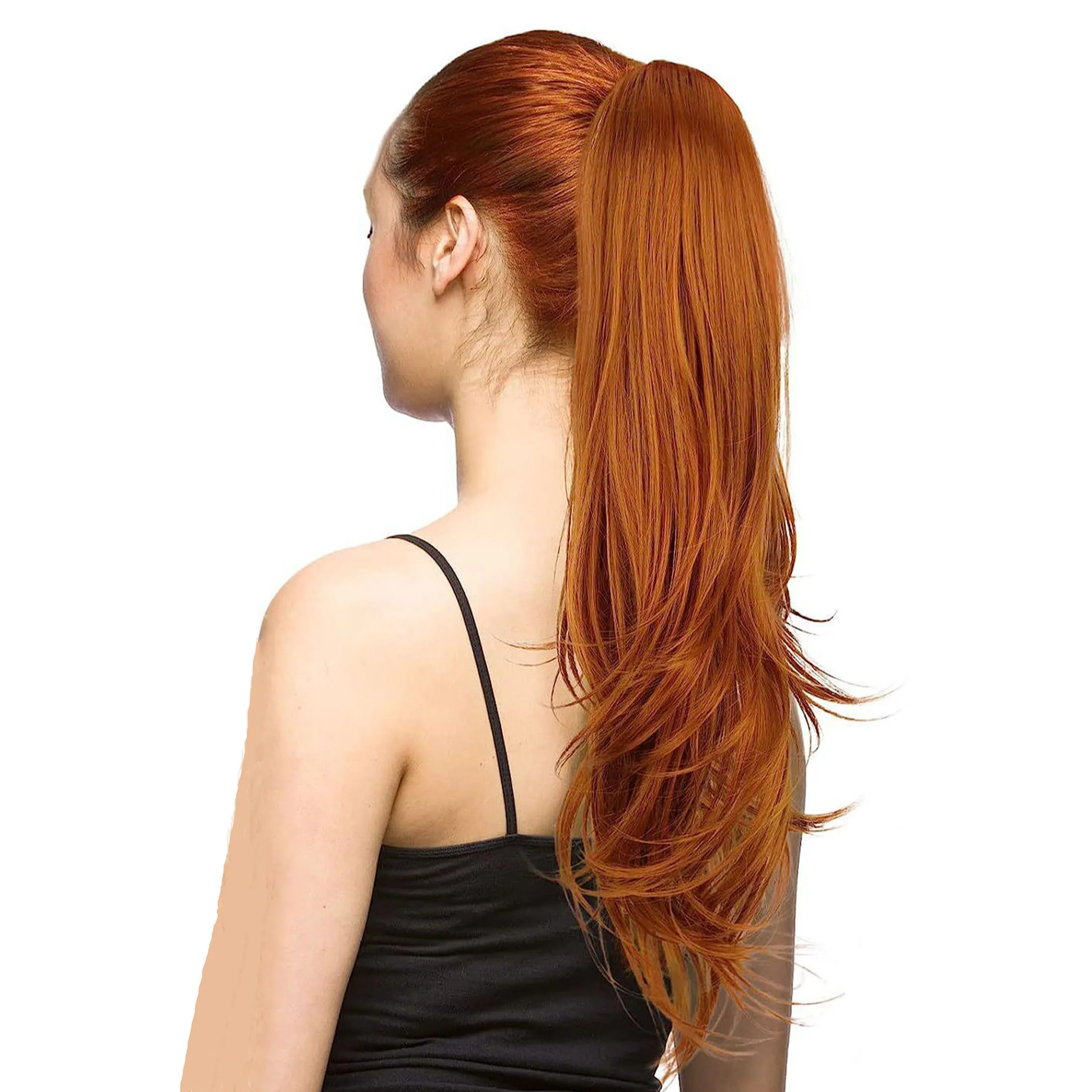 20inch Ponytail Extension Claw Curly Wavy Clip in Hairpiece Ponytail Hair Extensions Orange Long Pony Tail Synthetic for Women
20inch Ponytail Extension Claw Curly Wavy Clip in Hairpiece Ponytail Hair Extensions Orange Long Pony Tail Synthetic for Women