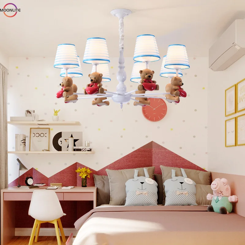 Children's Room Chandelier Boy Blue Bear Chandelier Living Room Lamp Bedroom Chandelier Warm Romantic Baby Room Lamp
Children's Room Chandelier Boy Blue Bear Chandelier Living Room Lamp Bedroom Chandelier Warm Romantic Baby Room Lamp