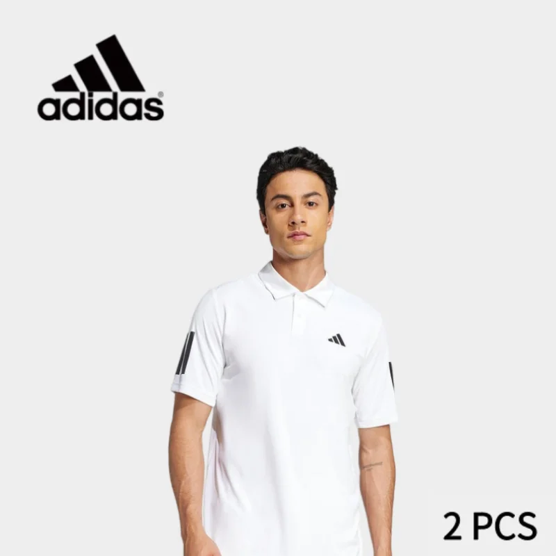 Adidas men's white tennis jersey with collar, autumn 2025 collection. Model number: JE0412
Adidas men's white tennis jersey with collar, autumn 2025 collection. Model number: JE0412