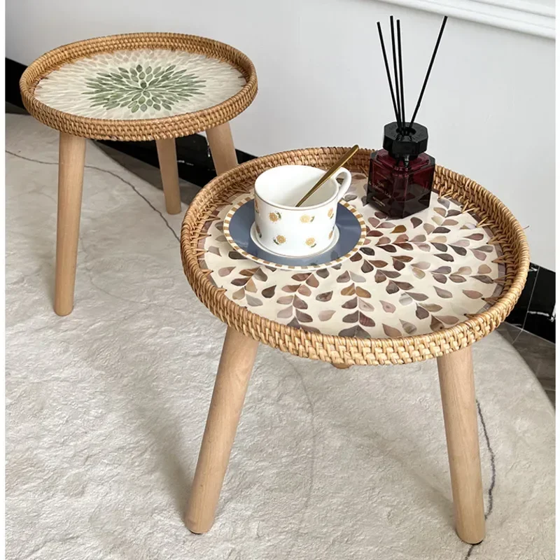 Rattan Woven Shell Coffee Table Multifunctional Storage Tray for Living Room Homestay Side Table Creative and Stylish Home Decor
Rattan Woven Shell Coffee Table Multifunctional Storage Tray for Living Room Homestay Side Table Creative and Stylish Home Decor
