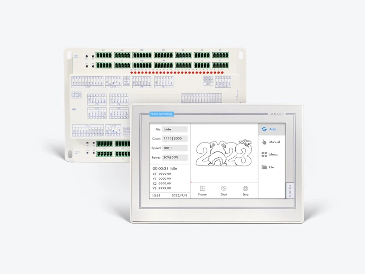 Ruida RDC6612U Co2 Laser DSP Controller System for CO2 Laser Cutting and Engraving Machine 4 Axis Upgrade RDC6442 RDC6442G/S
Ruida RDC6612U Co2 Laser DSP Controller System for CO2 Laser Cutting and Engraving Machine 4 Axis Upgrade RDC6442 RDC6442G/S